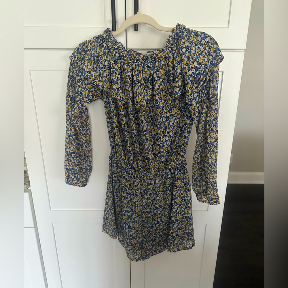 Michael Kors Navy and Yellow Floral jumper.